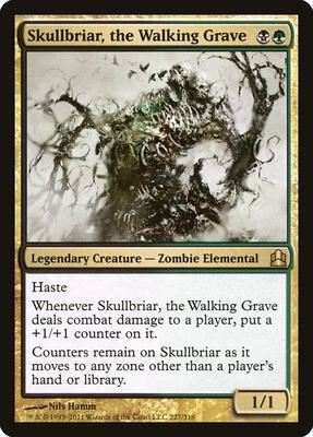 Skullbriar, the Walking Grave card from Commander