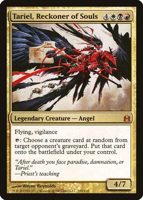 Tariel, Reckoner of Souls card from Commander