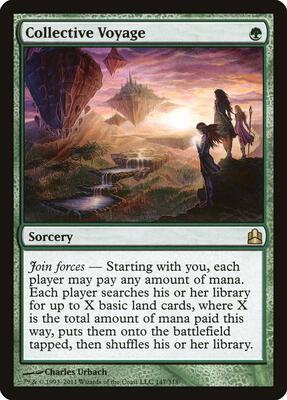 Collective Voyage card from Commander