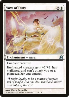Vow of Duty card from Commander