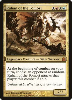 Ruhan of the Fomori card from Commander