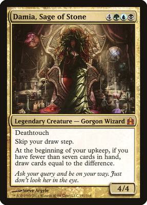 Damia, Sage of Stone card from Commander