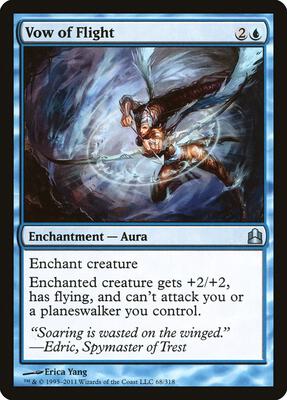 Vow of Flight card from Commander