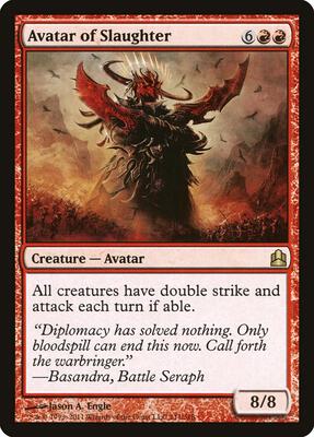 Avatar of Slaughter card from Commander