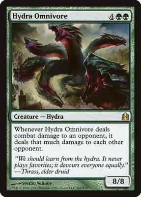 Hydra Omnivore card from Commander