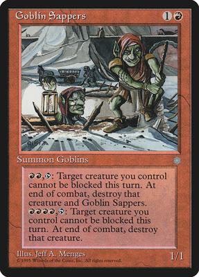 Goblin Sappers card from Ice Age