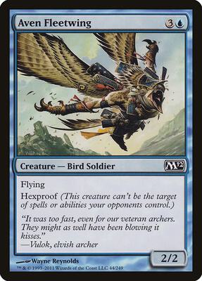 Aven Fleetwing card from Magic 2012 (M12)