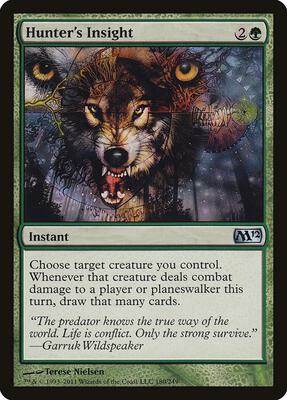 Hunter's Insight card from Magic 2012 (M12)