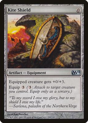 Kite Shield card from Magic 2012 (M12)