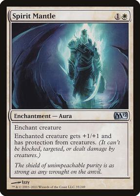 Spirit Mantle card from Magic 2012 (M12)