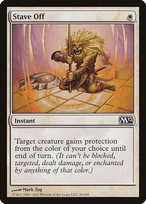 Stave Off card from Magic 2012 (M12)