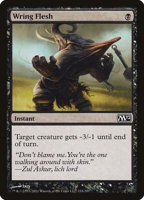 Wring Flesh card from Magic 2012 (M12)