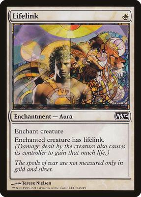 Lifelink card from Magic 2012 (M12)