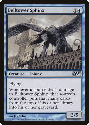 Belltower Sphinx card from Magic 2012 (M12)