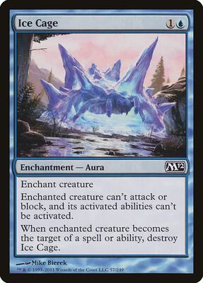 Ice Cage card from Magic 2012 (M12)