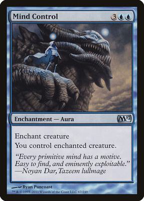 Mind Control card from Magic 2012 (M12)