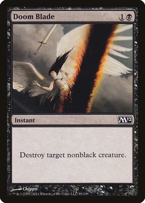 Doom Blade card from Magic 2012 (M12)