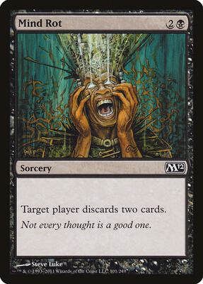 Mind Rot card from Magic 2012 (M12)