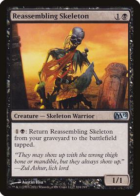 Reassembling Skeleton card from Magic 2012 (M12)