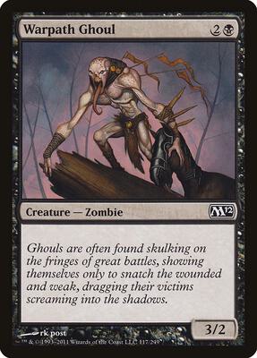 Warpath Ghoul card from Magic 2012 (M12)