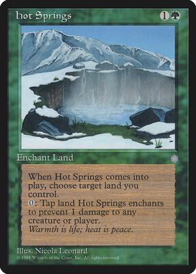 Hot Springs card from Ice Age