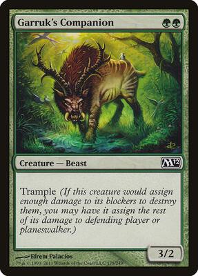 Garruk's Companion card from Magic 2012 (M12)
