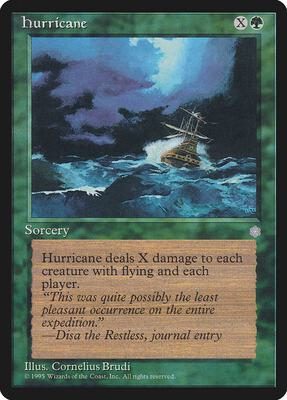 Hurricane card from Ice Age