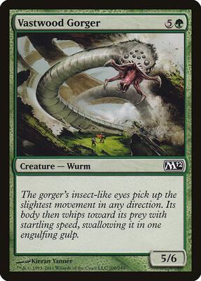 Vastwood Gorger card from Magic 2012 (M12)