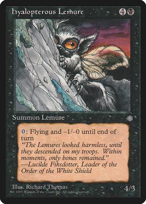 Hyalopterous Lemure card from Ice Age