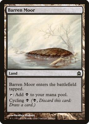 Barren Moor card from Commander