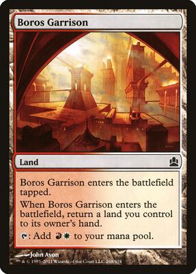 Boros Garrison card from Commander