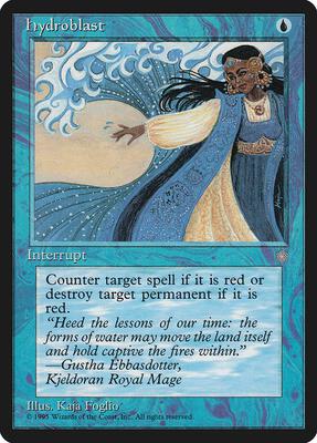 Hydroblast card from Ice Age