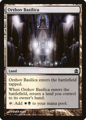 Orzhov Basilica card from Commander