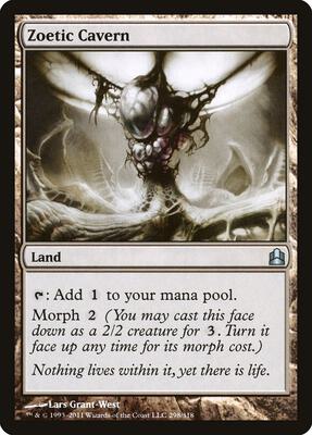 Zoetic Cavern card from Commander