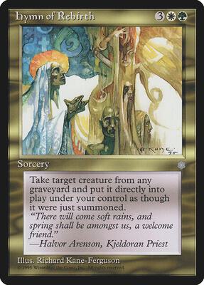 Hymn of Rebirth card from Ice Age