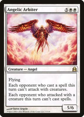 Angelic Arbiter card from Commander