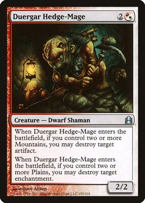Duergar Hedge-Mage card from Commander