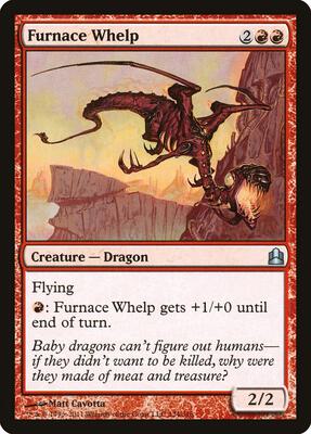 Furnace Whelp card from Commander