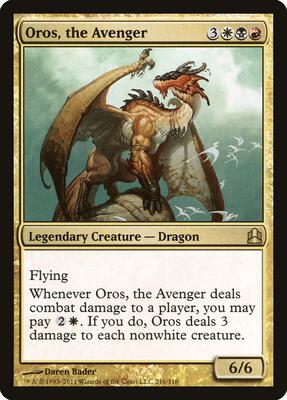 Oros, the Avenger card from Commander