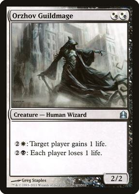 Orzhov Guildmage card from Commander