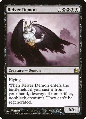 Reiver Demon card from Commander
