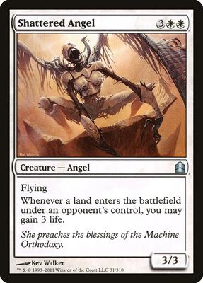 Shattered Angel card from Commander