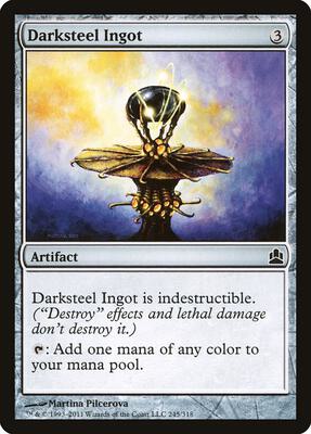 Darksteel Ingot card from Commander