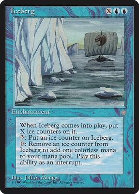 Iceberg card from Ice Age