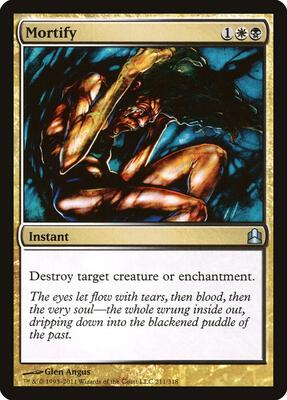 Mortify card from Commander