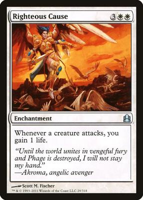 Righteous Cause card from Commander