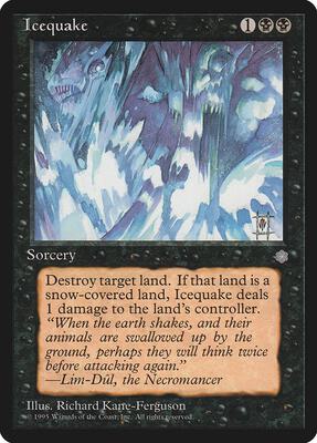 Icequake card from Ice Age