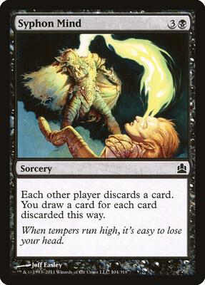 Syphon Mind card from Commander