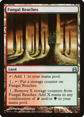 Fungal Reaches card from Commander