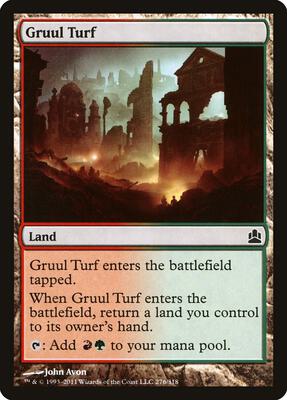 Gruul Turf card from Commander
